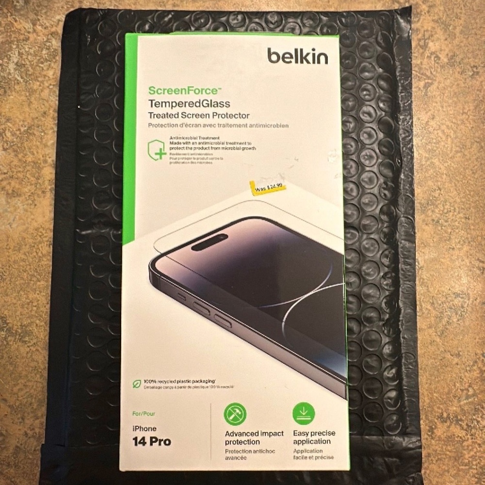 Belkin screen protector iPhone 14 Pro
